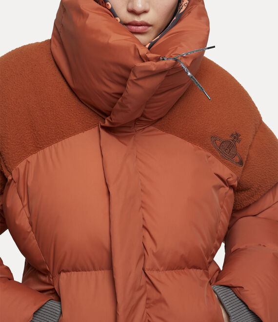 Vivienne Westwood Hero Puffer in BURNT ORANGE